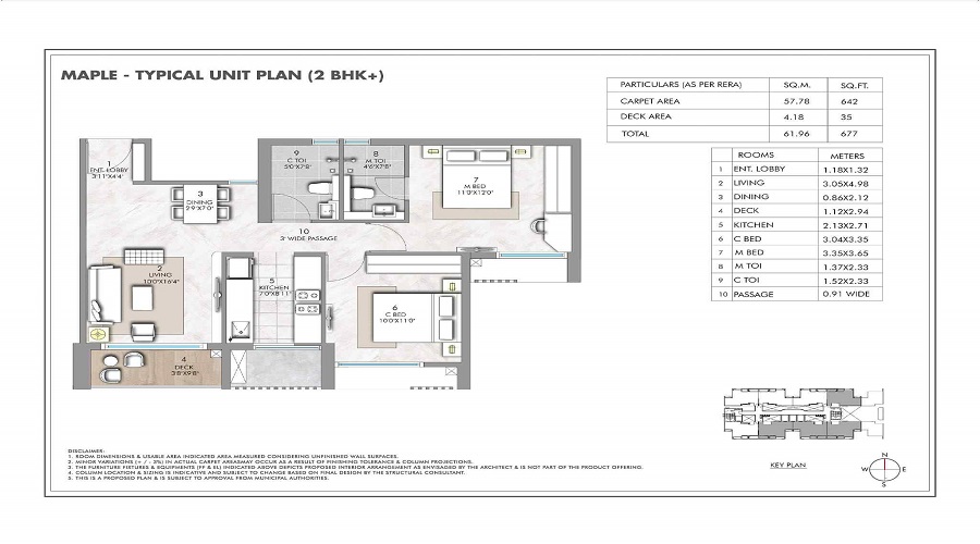 Rustomjee Urban Woods floor plan1